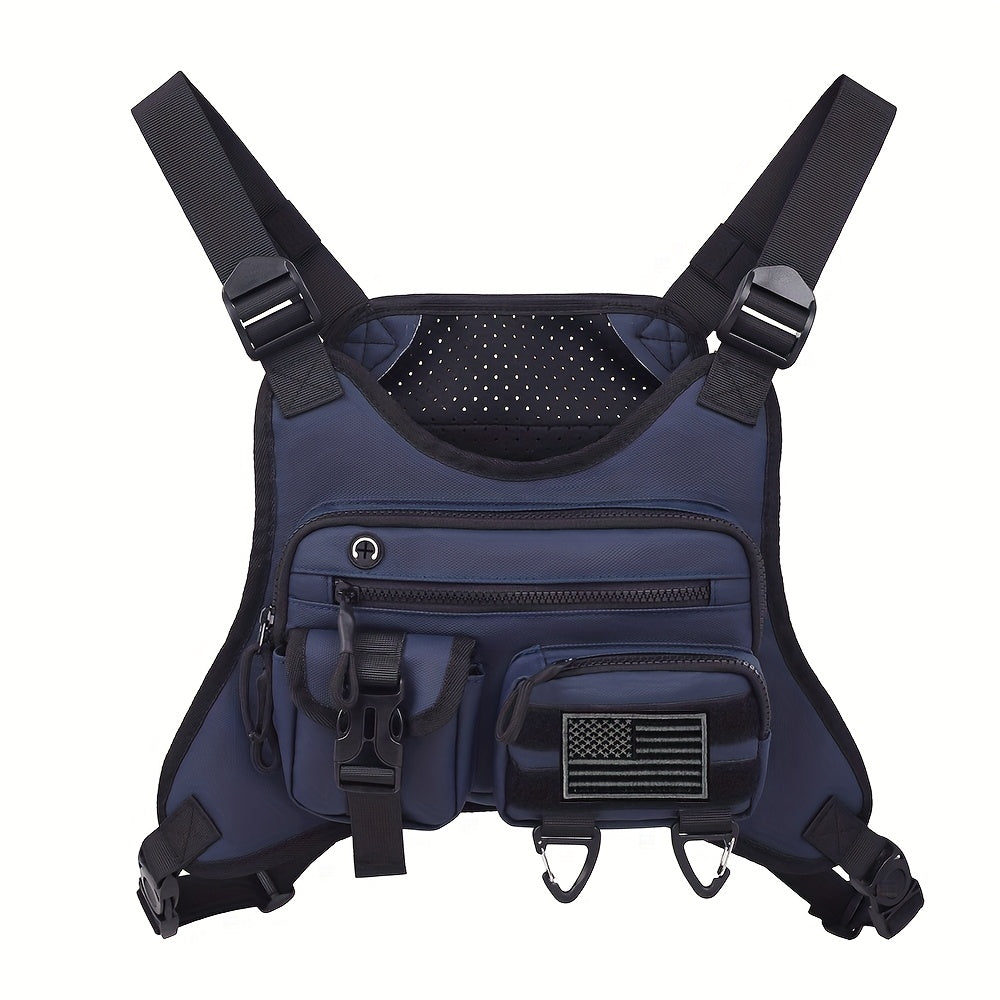 JUMAHE Multi Pocket Vest Pack for Men and Women Adjustable