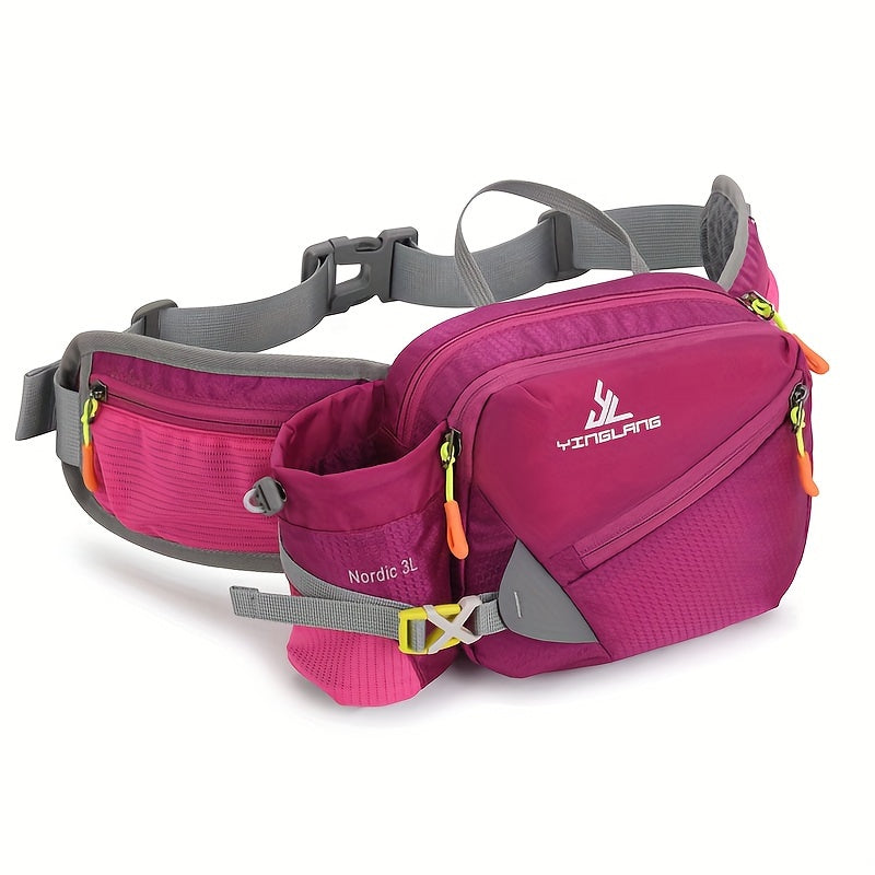 Sports Water Bottle Waist Pack Multifunctional Hip Bag