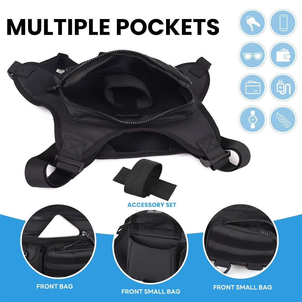 JUMAHE Multi Pocket Vest Pack for Men and Women Adjustable