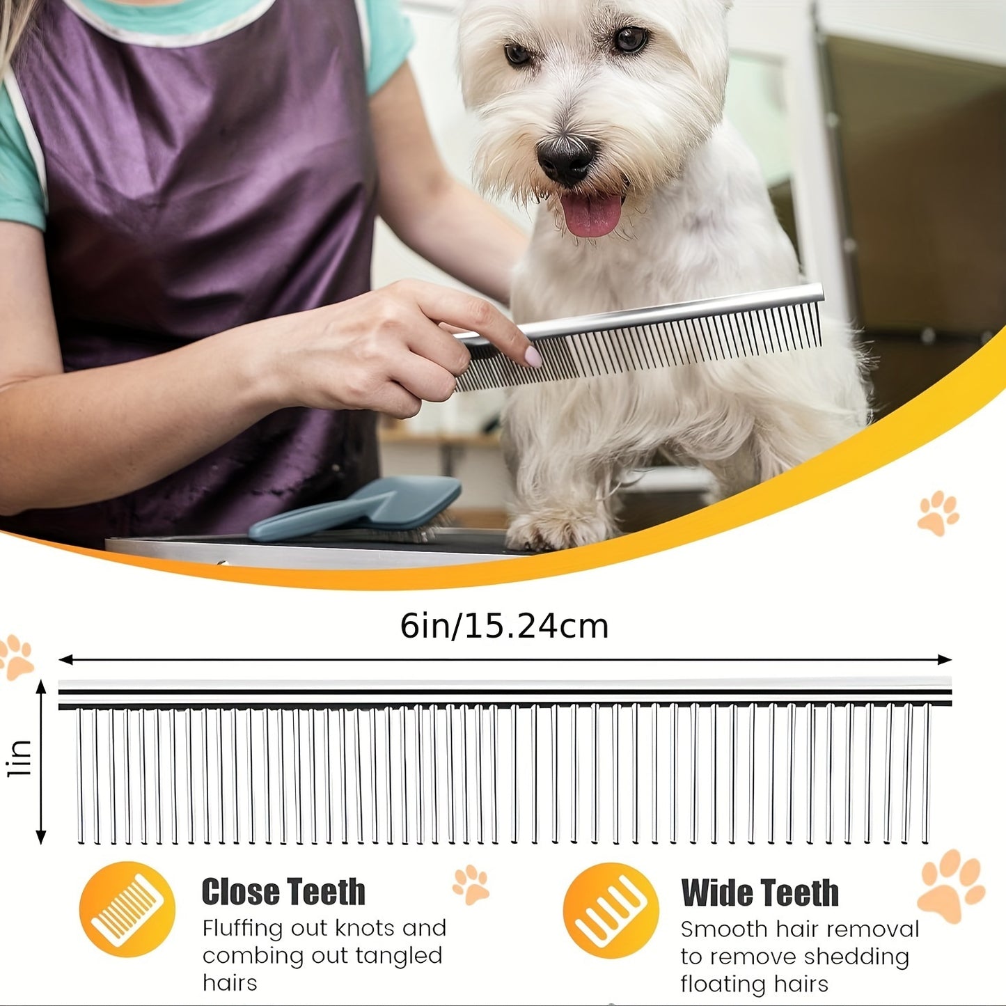 8 In 1 Professional Dog or Cat Grooming Titanium Coated Scissors Kit With Safety Round Tip