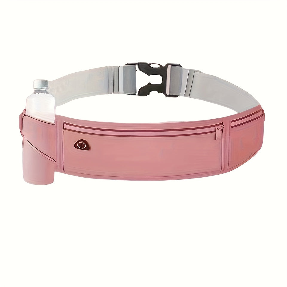 Breathable Nylon Running Waist Bag With Lock Buckle Reflective Strip