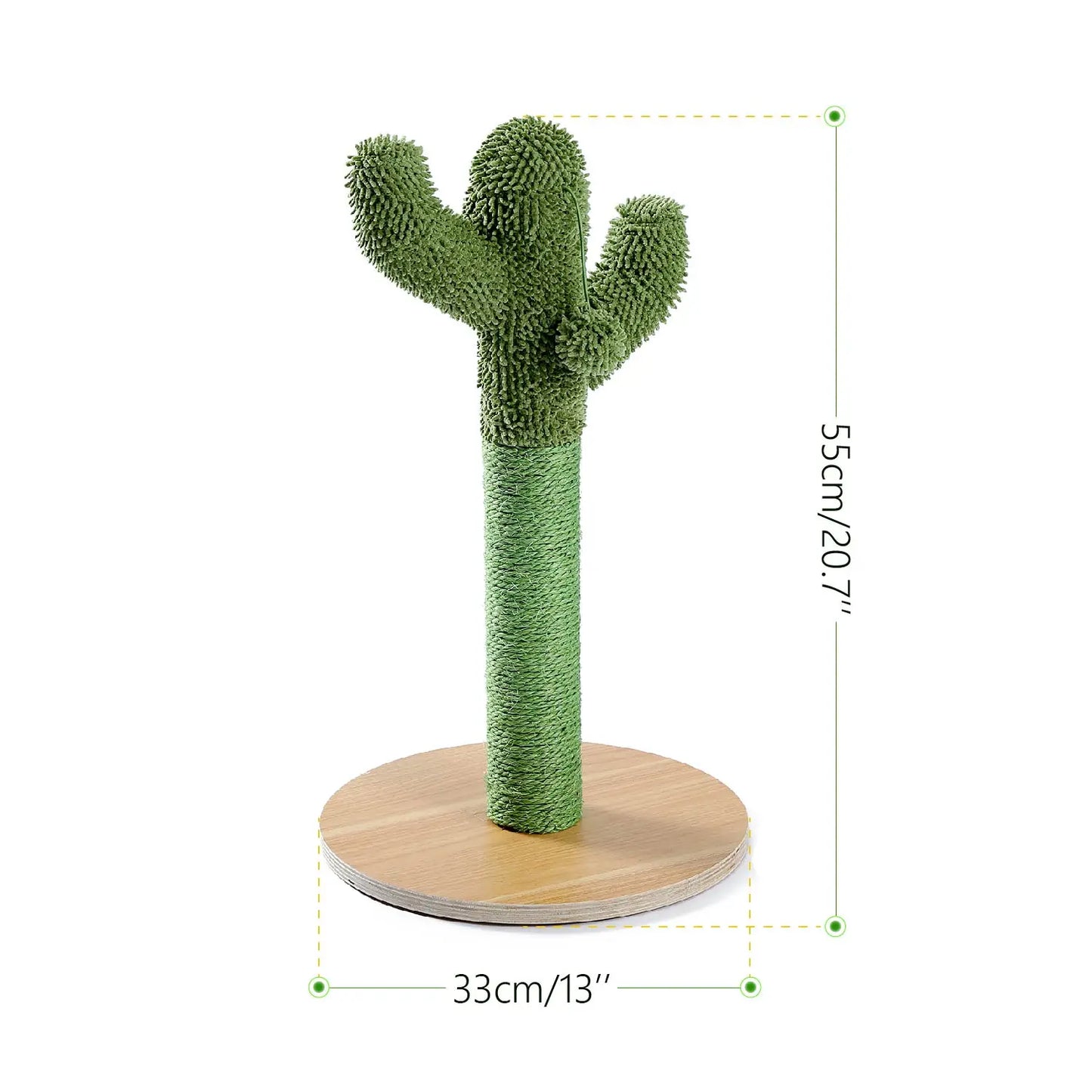 Cactus Cat Tree Toy with Ball & Scratching Post