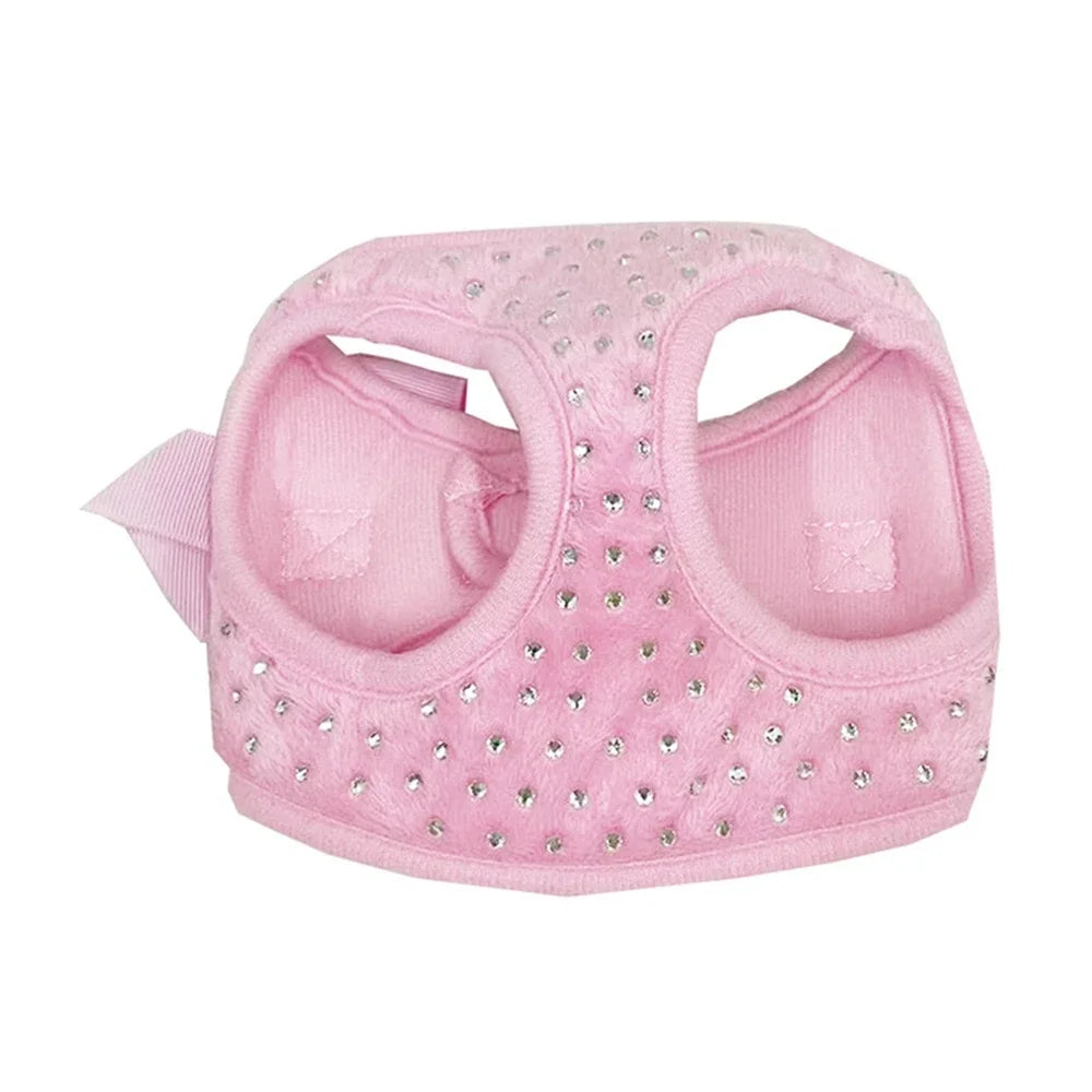 Bowknot Dog Cat Vest Harness