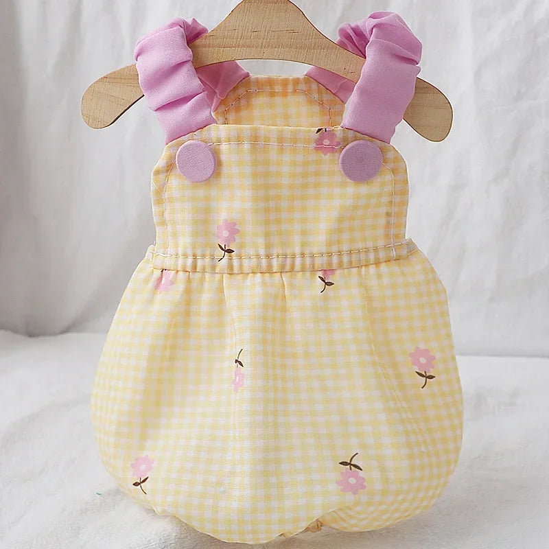 Summer Dog Cute Print Dresses for Spring and Summer Fun