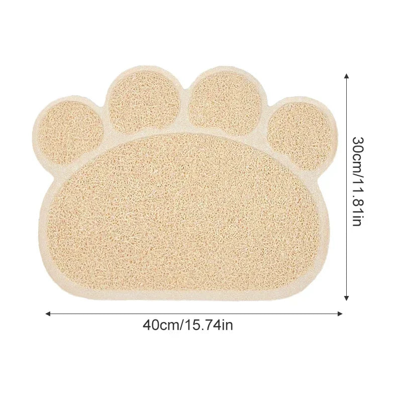 Cat Mat Non-slip Paw-shaped Mat