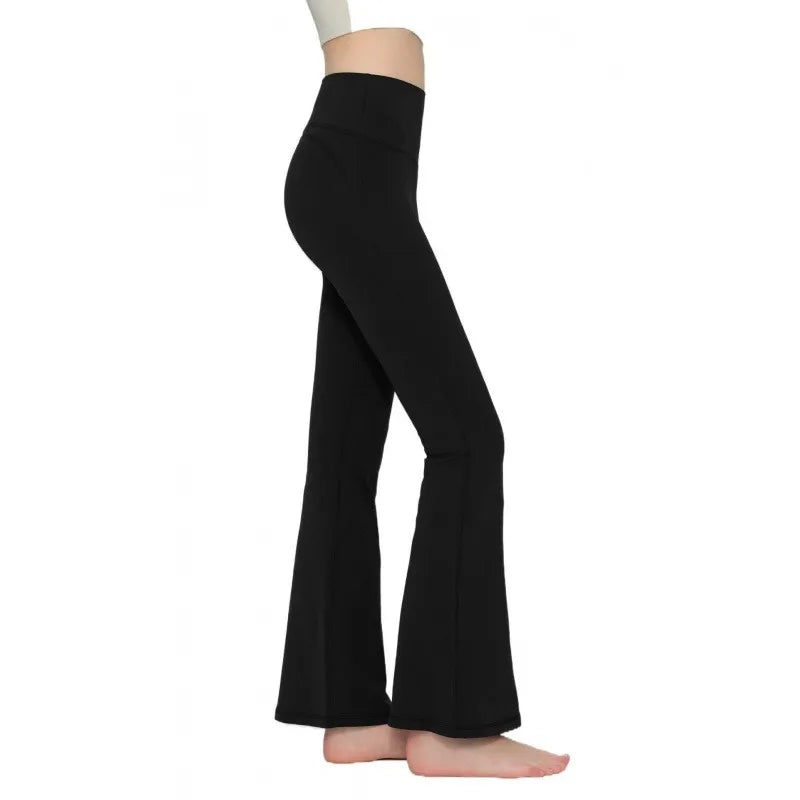 Flared Leggings Women High Waist Yoga Pants Breathable Quick Dry