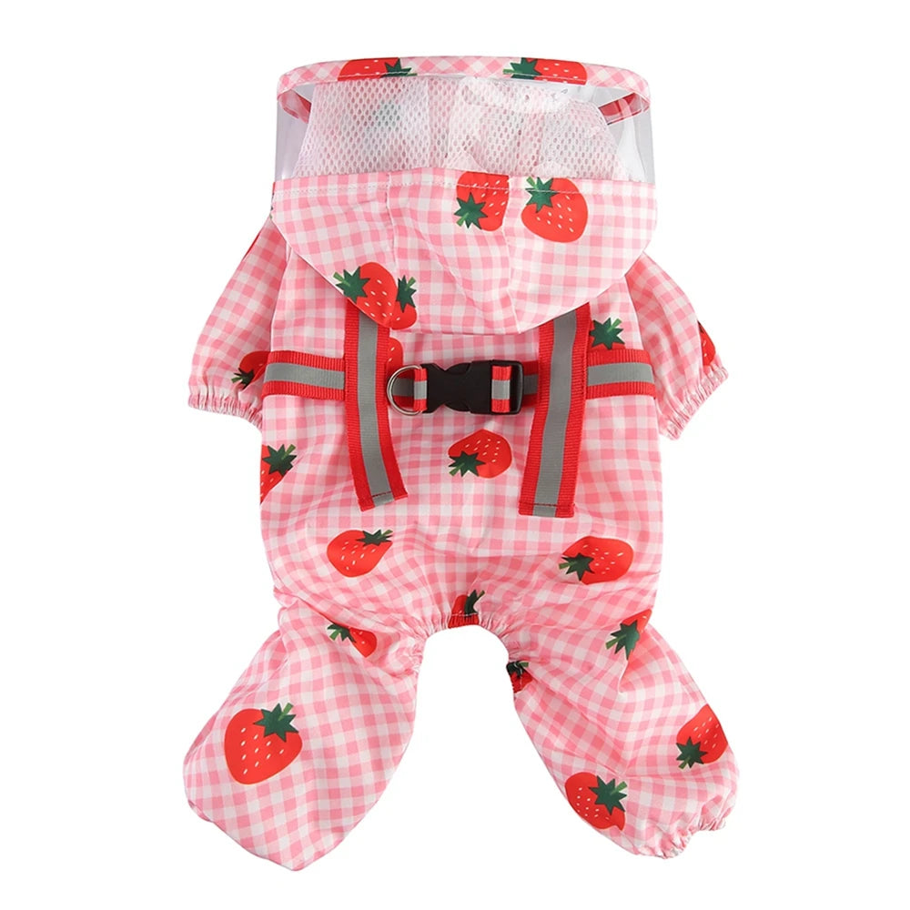 Breathable Dog Raincoat Clothing for All Weather Protection