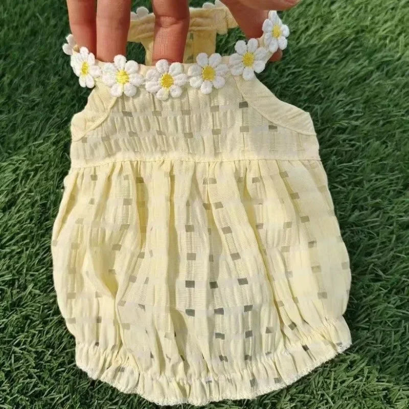 Breathable Soft Dogs Thin Summer Costume Dress for Pets