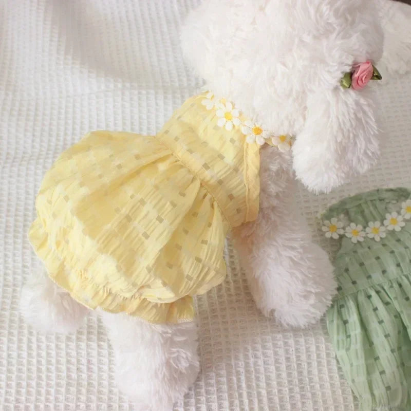 Breathable Soft Dogs Thin Summer Costume Dress for Pets
