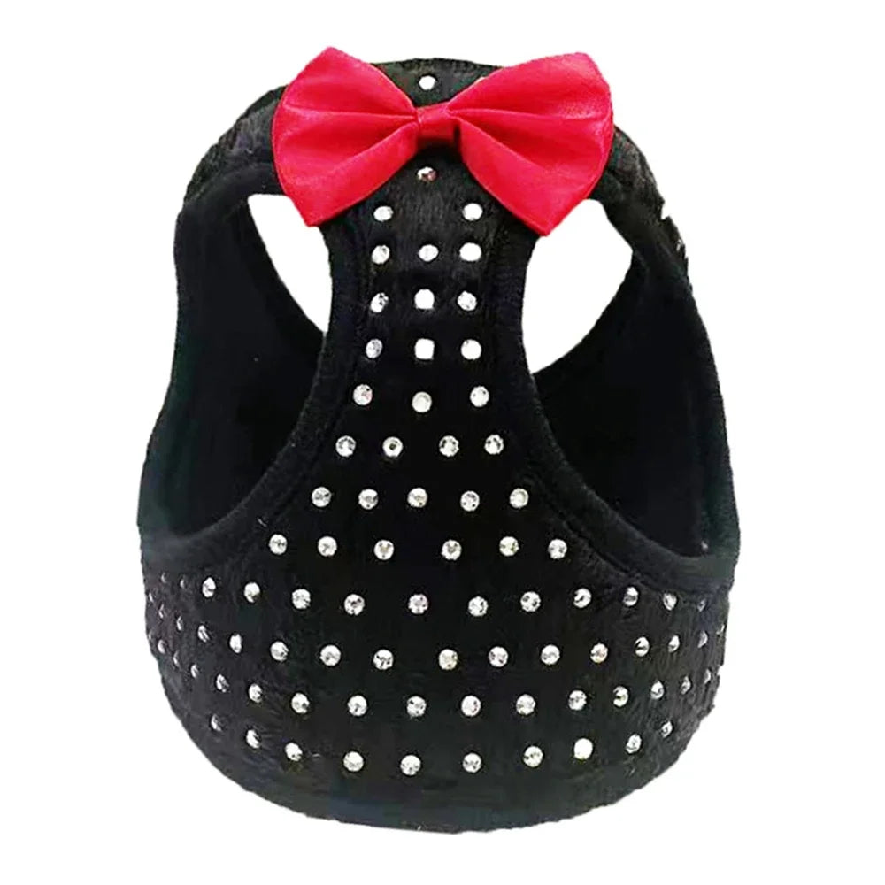 Bowknot Dog Cat Vest Harness