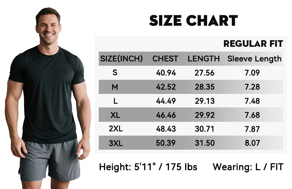 Men Quick Dry Basic Short Sleeve Shirts 5 Pack Essential