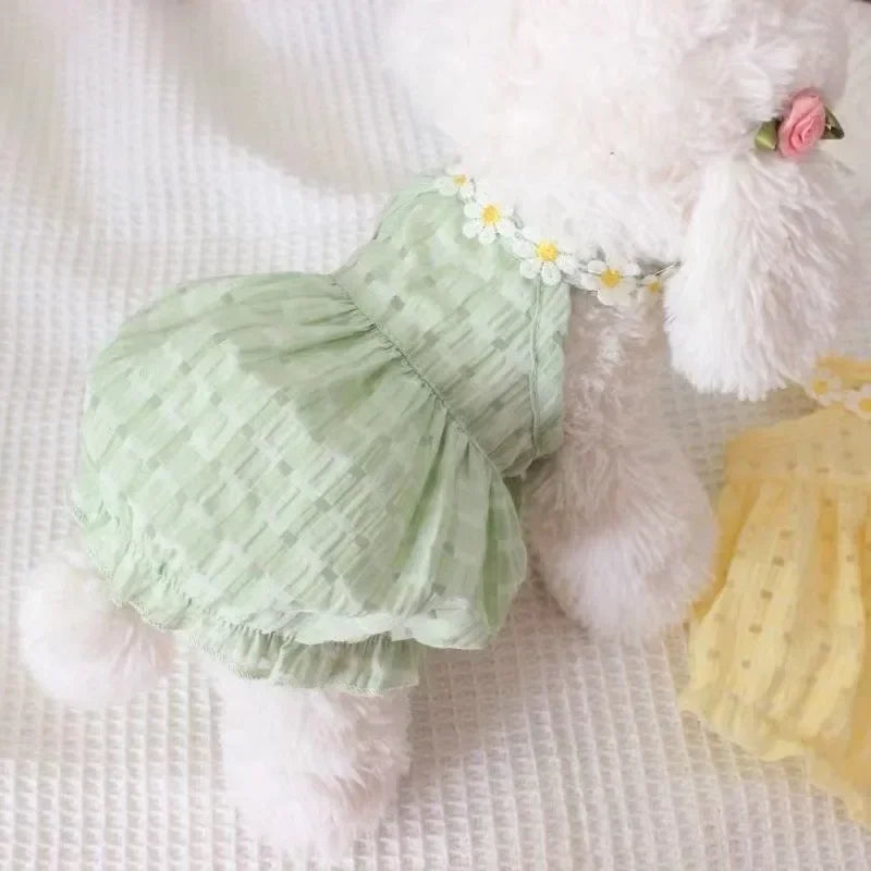 Breathable Soft Dogs Thin Summer Costume Dress for Pets