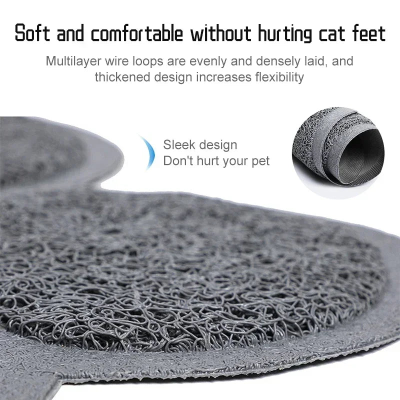 Cat Mat Non-slip Paw-shaped Mat