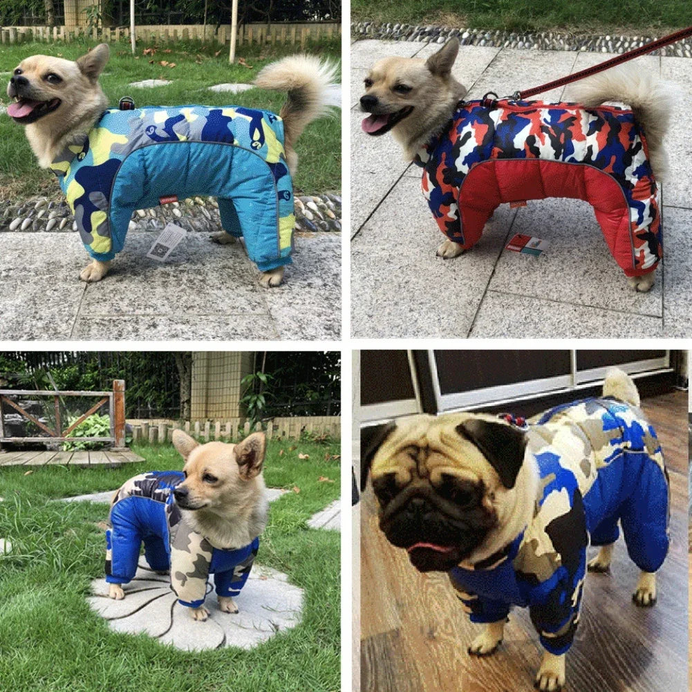 Warm Fleece Small Dog Full Body Coat