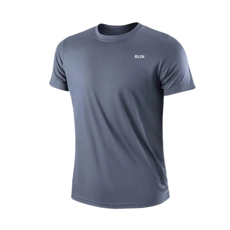 Men's Quick Dry Short Sleeve Performance Tee For Active Wear