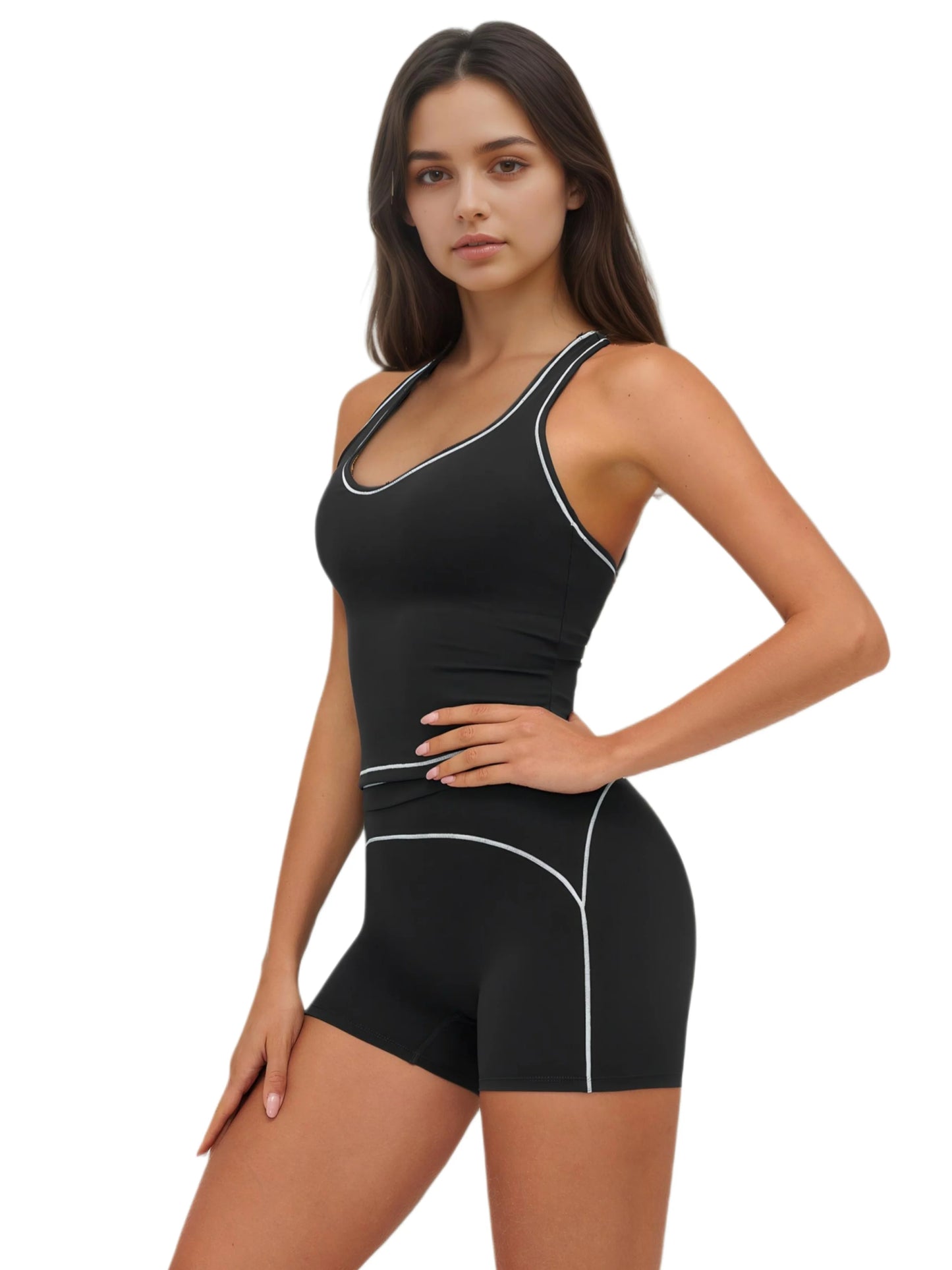 2 Piece Yoga Set With Comfortable Stretch Fabric For Beginners