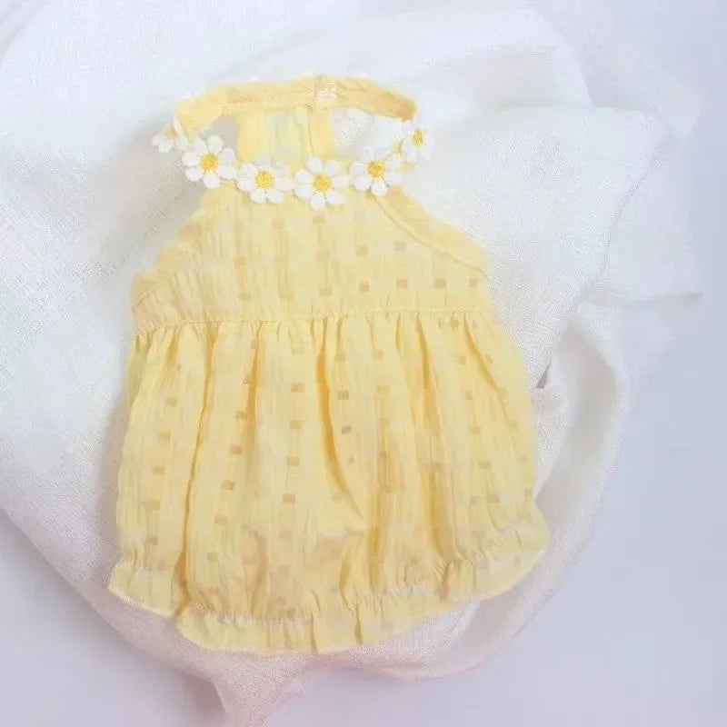 Breathable Soft Dogs Thin Summer Costume Dress for Pets