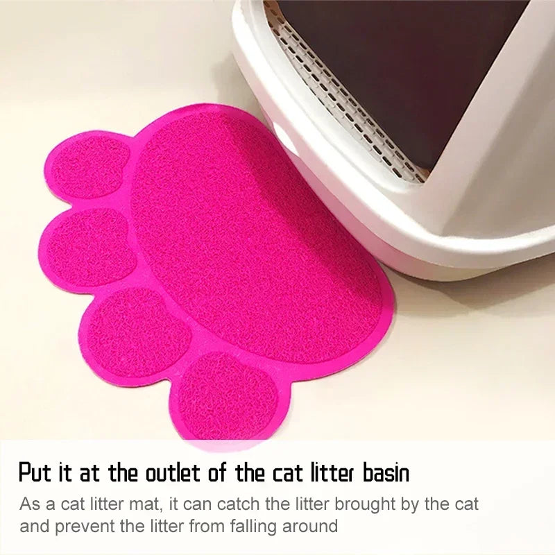 Cat Mat Non-slip Paw-shaped Mat
