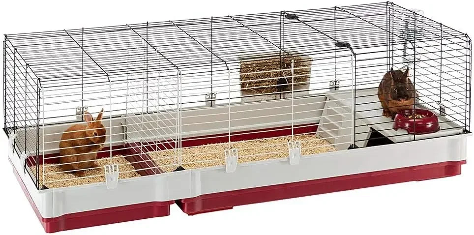Extra-Large Rabbit Cage w/Wire Extension and Includes All Accessories