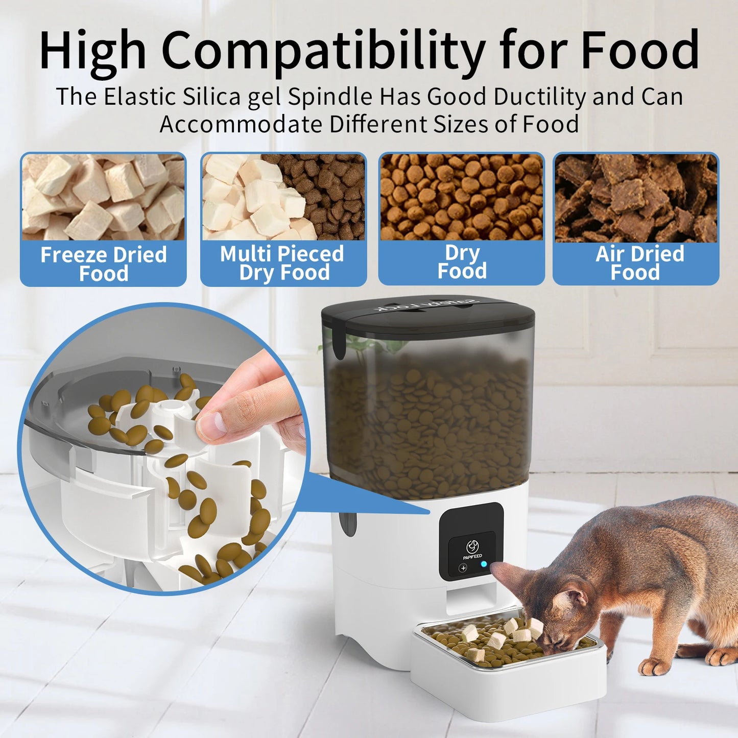 Smart Automatic WiFi Pet Feeder with APP Control