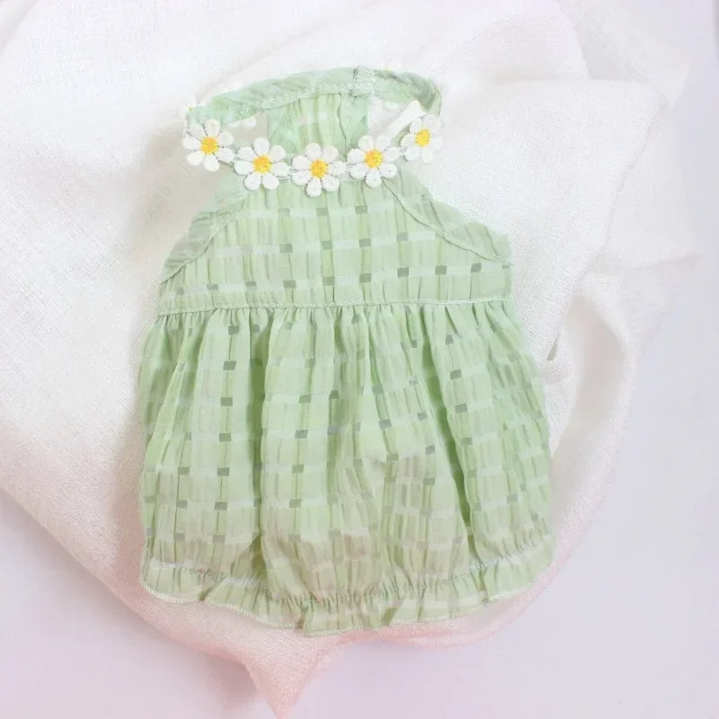 Breathable Soft Dogs Thin Summer Costume Dress for Pets