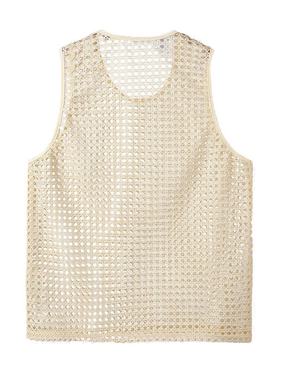 Breathable Men's Sleeveless Tank Top for Summer Comfort