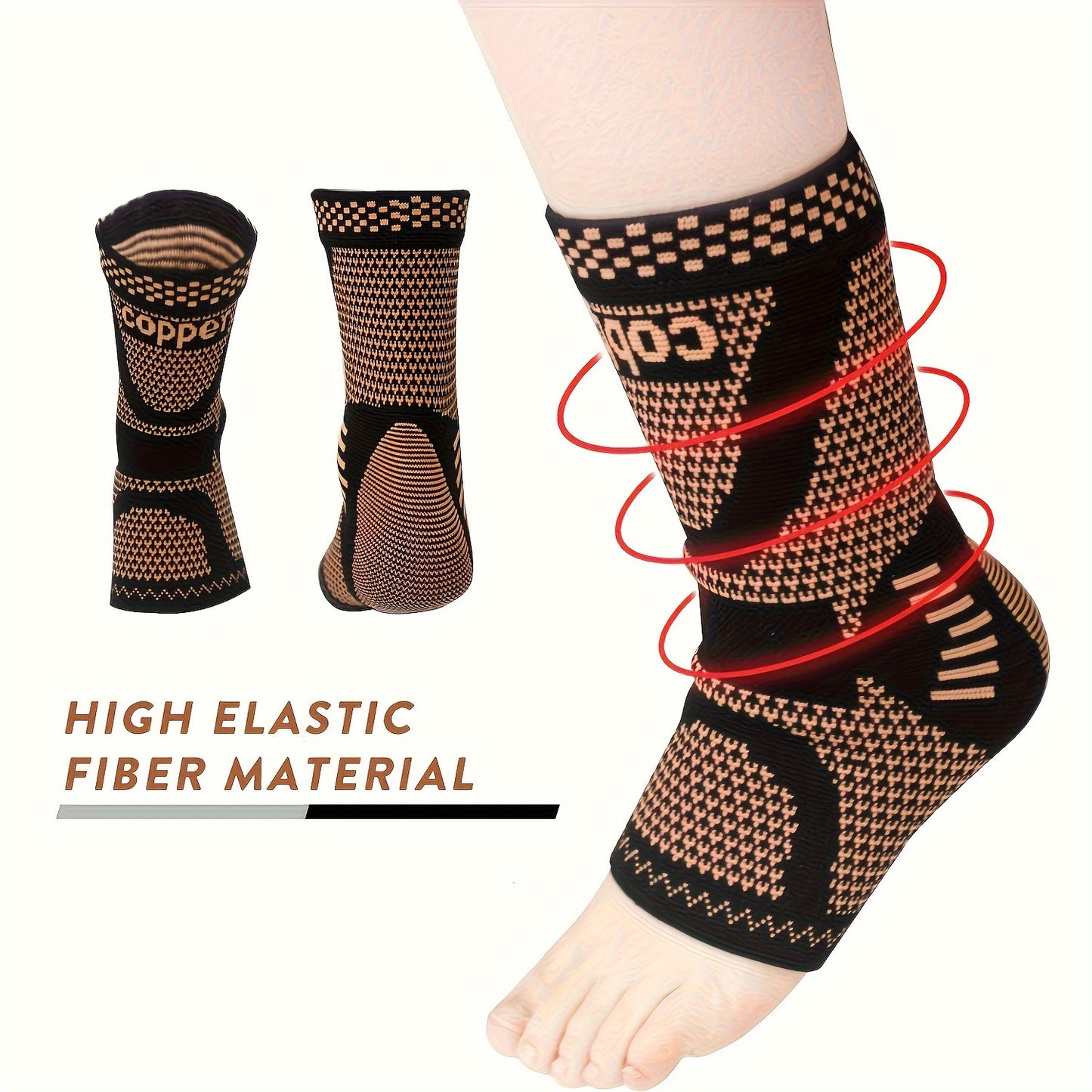 Compression Ankle Brace Pull On For Support And Comfort