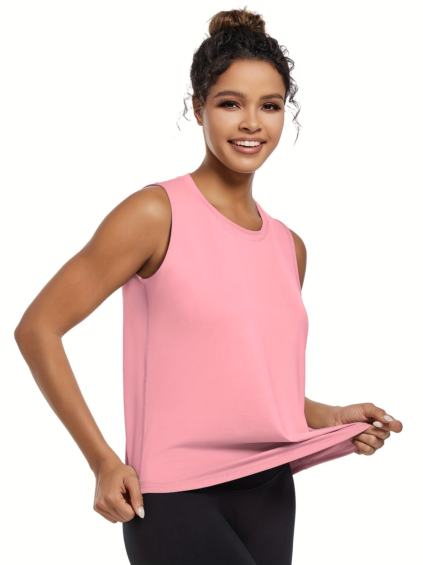 Women's Quick Dry Tank Top 5pc Set Machine Washable Polyester