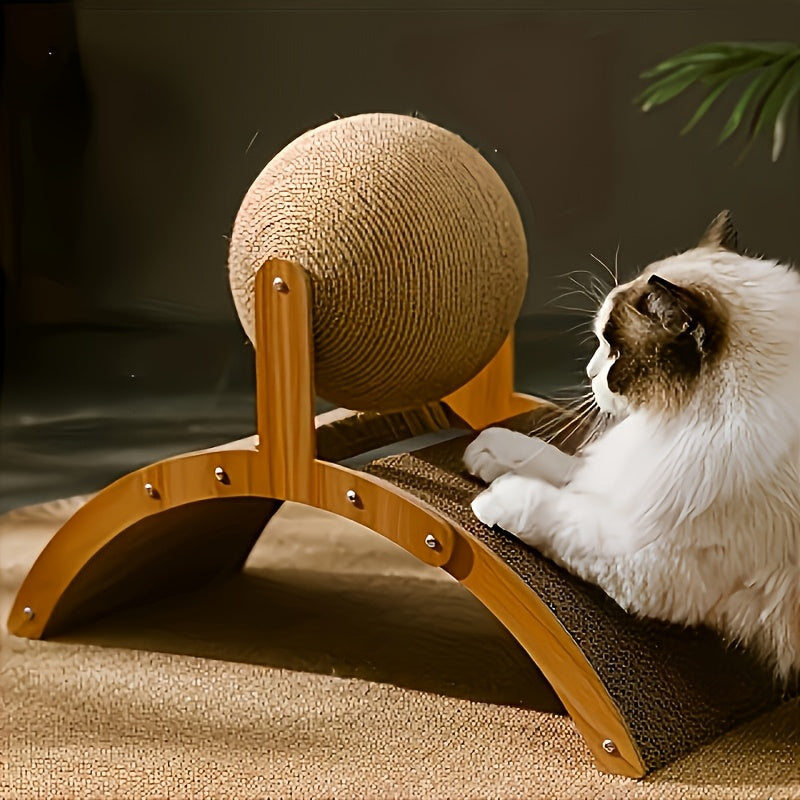 Cat Scratching Ball Toy Interactive Cat Playtime Toy