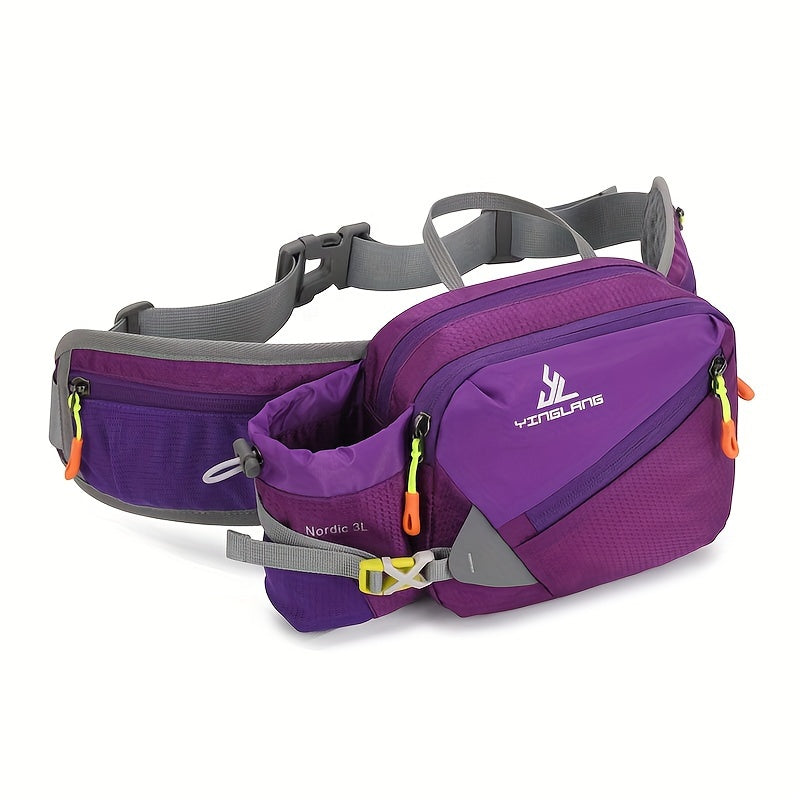 Sports Water Bottle Waist Pack Multifunctional Hip Bag For Hiking