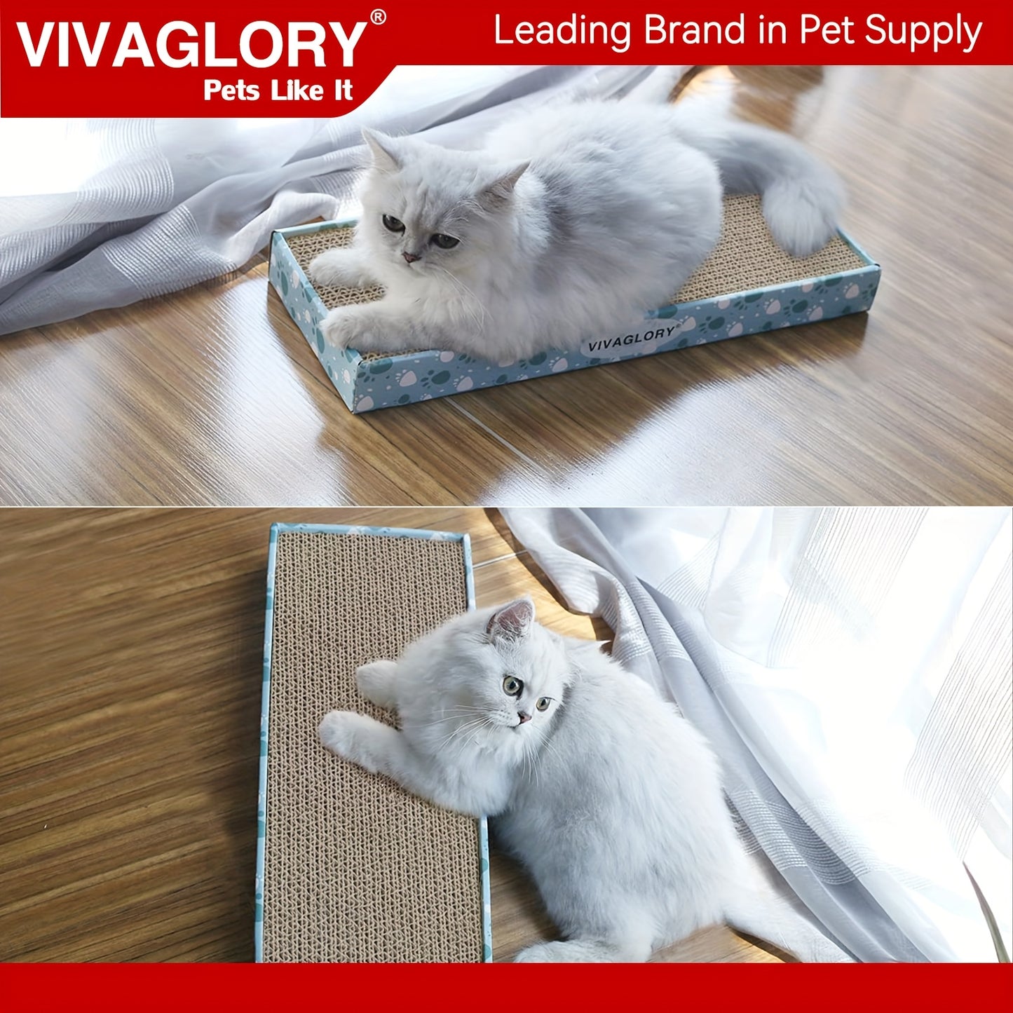 Reversible Cat Scratching Board Dual Sided Wall Mounted