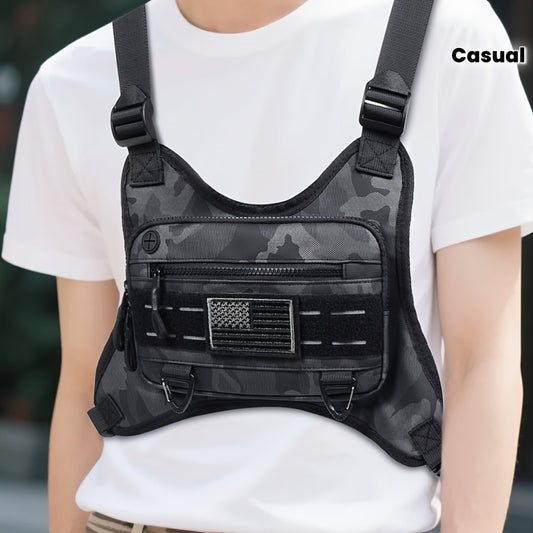 Durable Multifunctional Tactical Vest for Outdoor and Range Use
