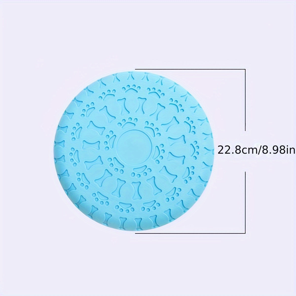 Durable Rubber Dog flying disc