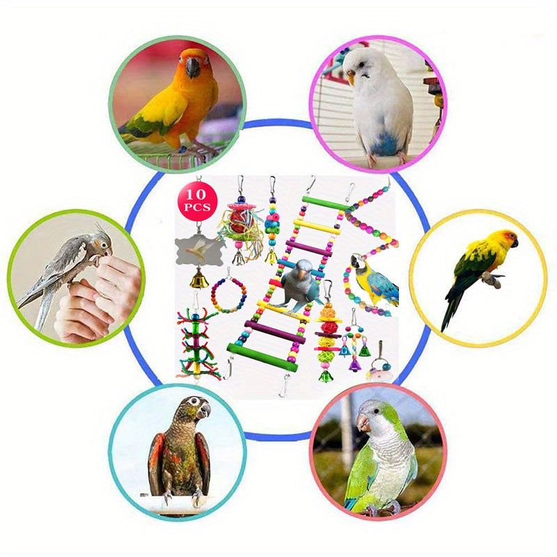 15-Piece Ultimate Bird Toy Bundle