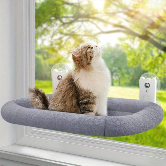 Sunbathing Cat Window Hammock With 4 Strong Suction Cups