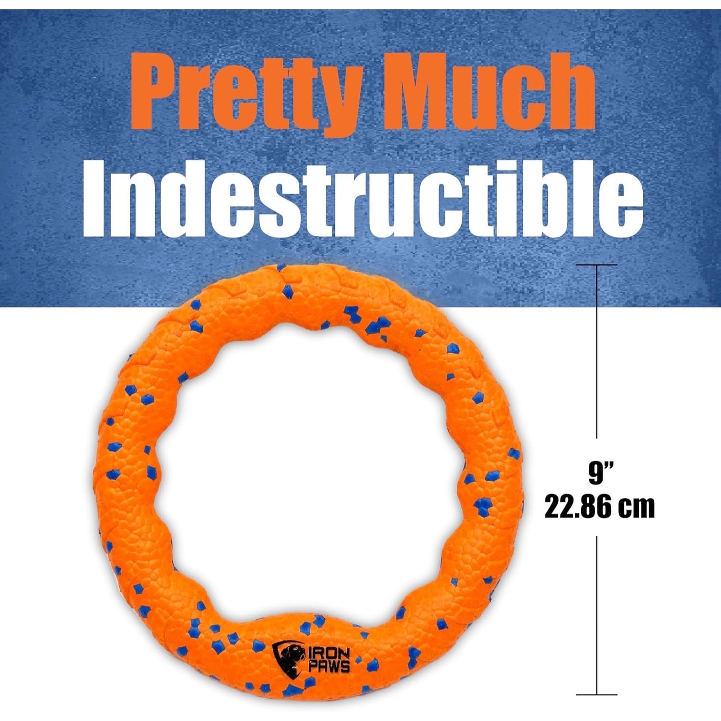 Indestructible Dog Ring for Fetch, Tug of War and Dog Training