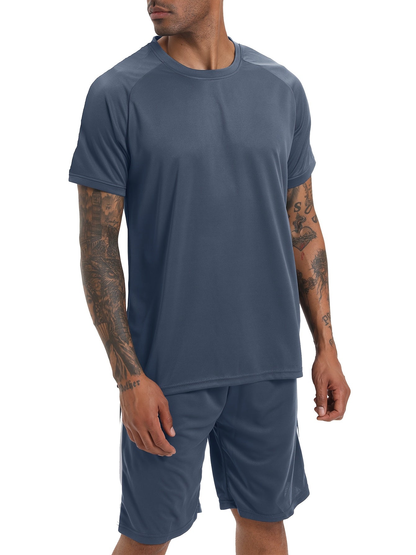 Men's 3 Piece Sports Set Mesh Gym Basketball Tennis Spring