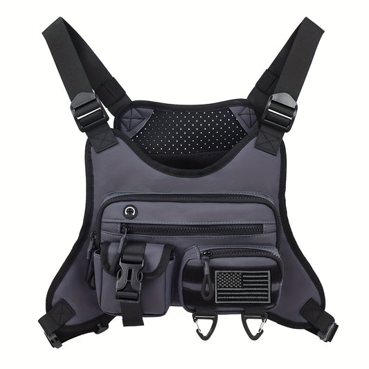 JUMAHE Multi Pocket Vest Pack for Men and Women Adjustable