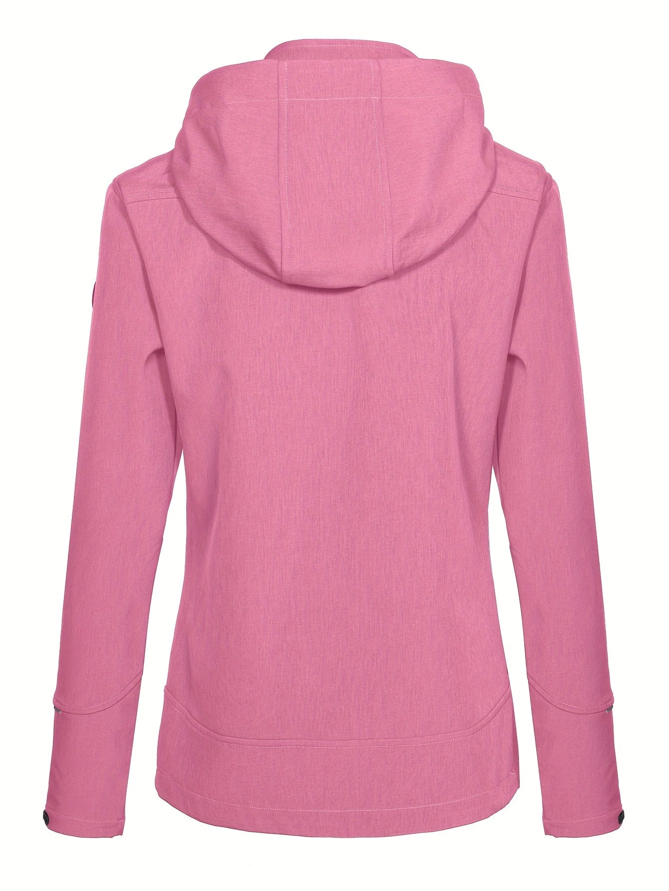 Women's Softshell Ski Jacket With Removable Hood Water Repellent