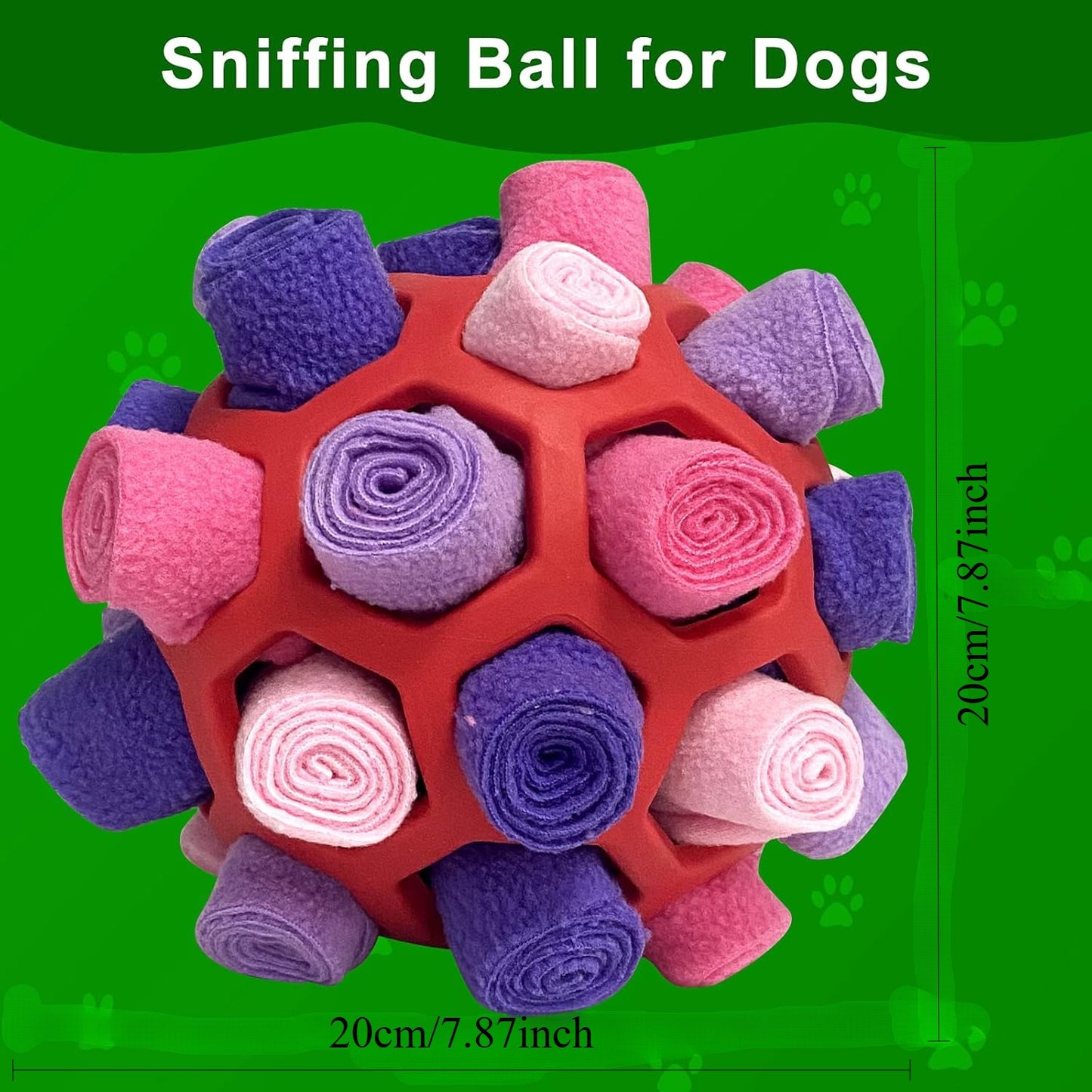 Interactive Dog Snuffle Ball Puzzle Toy