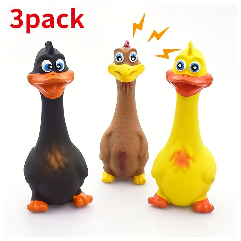 3pcs Bite Resistant Squeaky Dog Toys