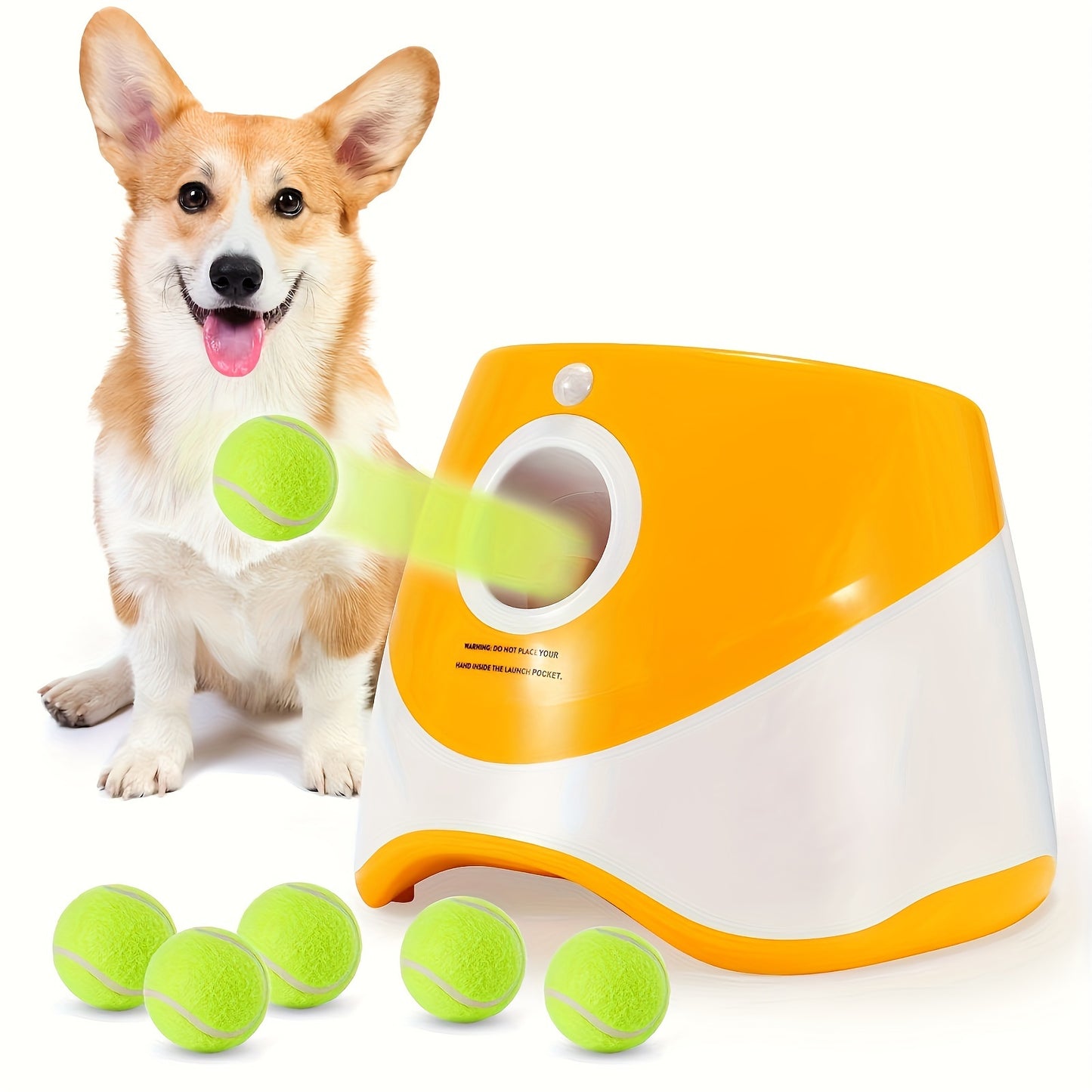 Automatic Indoor Outdoor Dog Ball Rechargeable Launcher