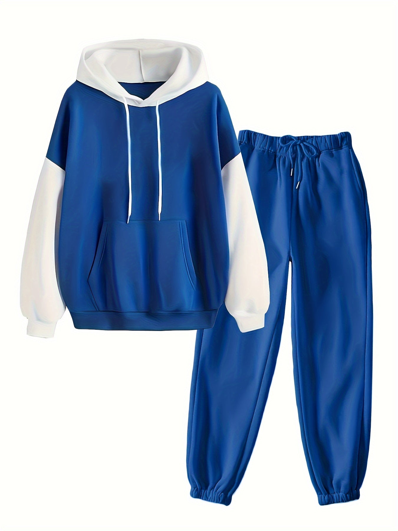 Women's Hooded Two-Piece Cozy Sweatshirt And Pants Set