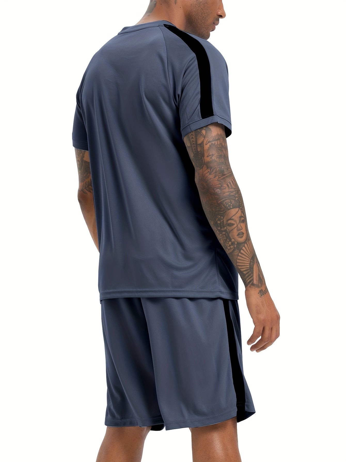 Men's 3 Piece Sports Set Mesh Gym Basketball Tennis Spring