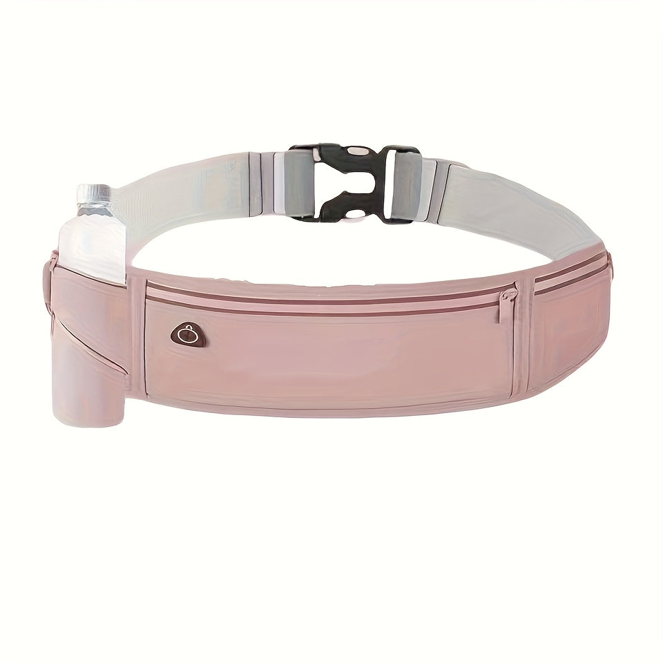 Breathable Nylon Running Waist Bag With Lock Buckle Reflective Strip