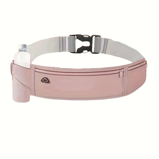 Breathable Nylon Running Waist Bag With Lock Buckle Reflective Strip