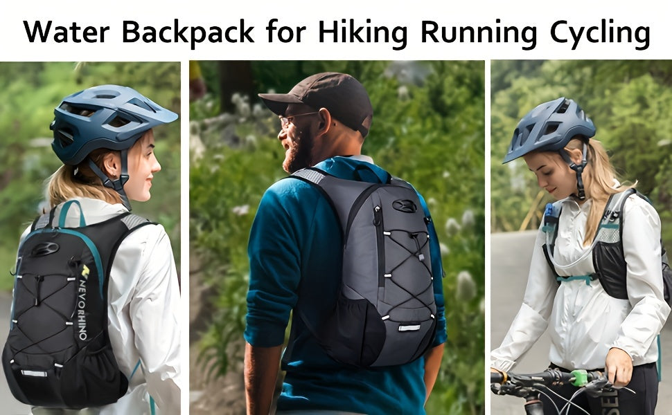Lightweight Hydration Backpack With 2L Water Bladder