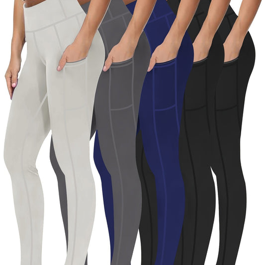 Five Piece Set Oversized Womens Sports Leggings Everyday