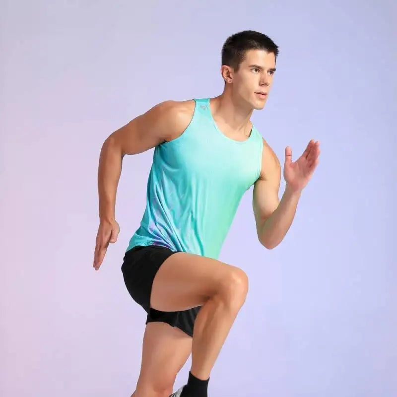 Mens Sleeveless Running Set Training And Performance