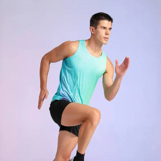Mens Sleeveless Running Set Training And Performance